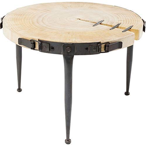 Kare Mesa Auxiliar Bosco, Beige, 35 x 52 x 52 cm