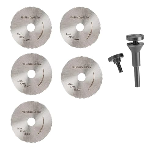 Mini lame circulaire de scie 50mm accessoire perceuse pour découper plaque PVC et profilé bois
