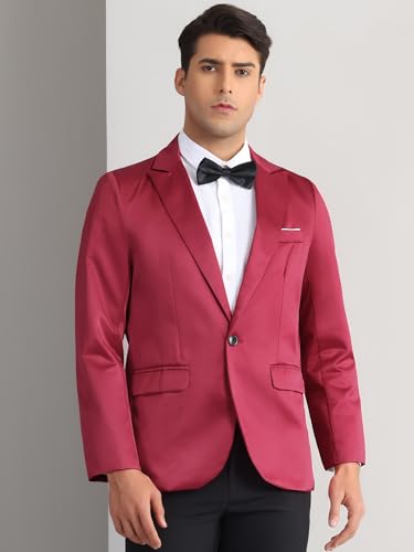 Lars Amadeus Formal Blazer for Men's Single Breasted Peak Lapel Business Suit Jacket Classic Sport Coats2