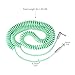 QWORK Guitar Cable, 30ft Coiled Instrument Cable for Guitar/Bass, Green