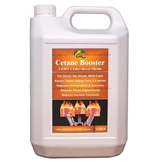 HYDRA CEBO CETANE BOOSTER 2- EHN (Nitrato de etileno)+ Lubricante Aditivo Diésel 5 L trata hasta 5000 L