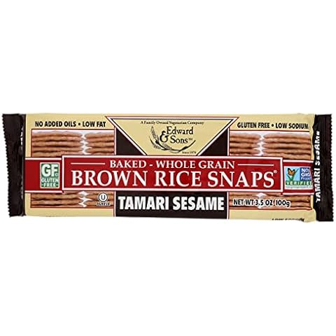 Edward & Sons Tamari Sesame Rice Crackers Cover