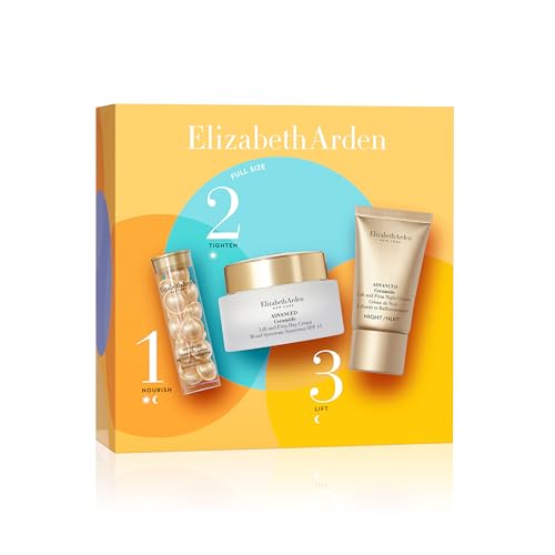 Elizabeth Arden ADVANCED CERAMIDE Lift and Firm Uplifting Moments, 3-Piece Gift Set, anti-aging, firming & lifting skincare, luxury gifting for women