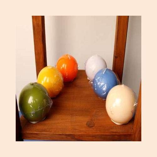 CANDELA SFERICA BIANCA CM 7