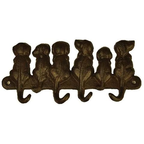 Eastlion Antique Rust Iron Key Hooks Cover