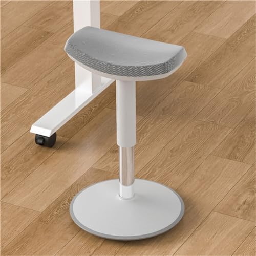 Image of Standing Desk Stool, Adjustable Height Standing Chair, Anti Slip Bottom Ergonomic Wobble Stool, 360 Rotation Wobble Chair, Standing Stool with Soft Cushion(Gray,56-82cm /22-32.3in)