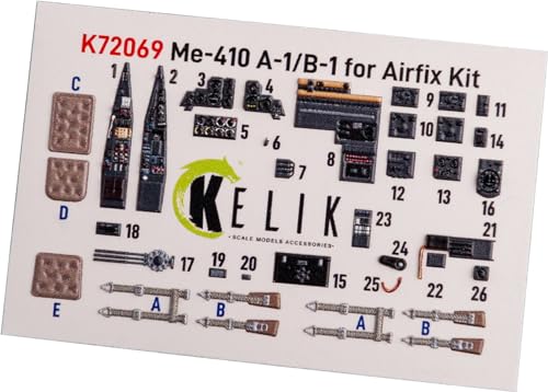 Kelik K72069 stickers 3D Me410A-1 : donnez de la vie à votre atelier de modélisme