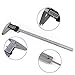 Akozon Industrial Grade 12 Inch 300MM Stainless Steel Digital Electronic Vernier Caliper, Accurate Measuring Inside, Outside, Depth, Step, LCD Display, for Small Machine Parts