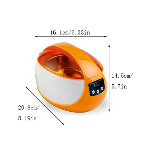 FENGCLOCK Digital Ultraschall Schmuck Reinigungsgerät, Kleiner Haushalt Multifunktionsreiniger Edelstahl Ultraschallbad… – Bild 3
