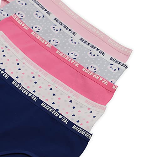 Maidenform Girls' Cotton Brief Panties, 5 Pack2