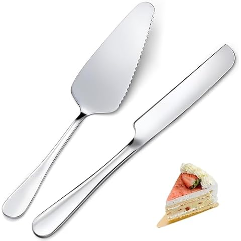 ZPLASK Stainless Steel Cake Knife Set Cover