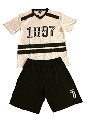 Juventus F.C. JU14066BI Pyjama officiel de la Juventus de Turin, coupe courte, pour homme adulte, Comme dans la photo, Large