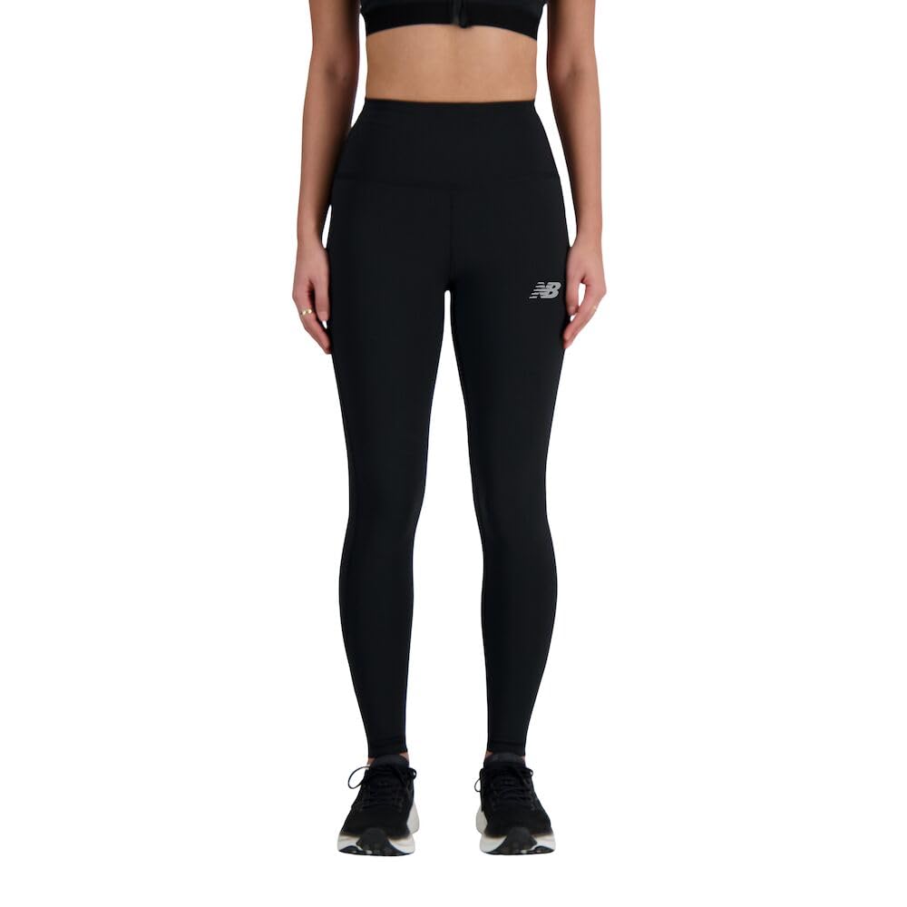 New Balance Women's NB Sleek High Rise Legging 27", Black, M