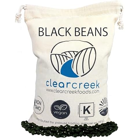 Washington State Black Beans | 4 LB Resealable Bag | Non-GMO | Vegan | Kosher | Non-Irradiated | Dry Black Beans | Frijoles Negros Cover