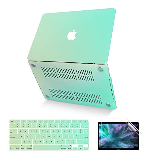 MacBook Air 13 Inch Case Model A1466 A1369 2010-2017 Release Older Version, Anban Ultra-Slim Plastic Hard Corner Protective Shell Cover Keyboard Cover & Screen Protector Compatible for MacBook Air 13
