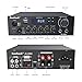 [Upgraded Version] Sunbuck Home Audio Amplifier Stereo Receivers with Bluetooth 5.0, 2 Channel Max 400W×2 Power Amplifier Stereo System, with LED Display/Remote Control, for Home Speakers, AS-60BU
