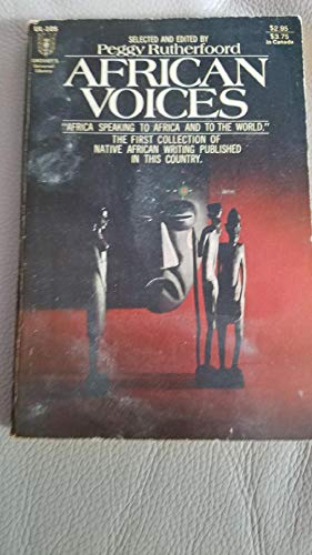 African Voices: An Anthology of Native African ... B000LD9KU2 Book Cover