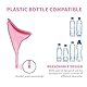 Wiederverwendbare Urinella für Frauen - Praktische Pinkelhilfe, inklusive Urin-Trichter und Aufbewahrungstasche, Ideal für Unterwegs, Camping, Wandern, Rosa