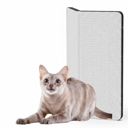 Lifetips トンキニーズ Tonkinese 爪とぎボード 強化ダンボール 壁掛け 床置き 兼用 両面使用 角保護 耐久タイプ 段ボール マット 縦型 おしゃれ 省スペース ストレス解消 ギフト コーナー保護 粘着シール 取り付け簡単 省スペース設計