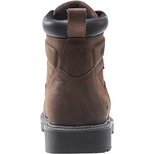 Wolverine Men's Floorhand 6 Inch Waterproof Steel Toe-M Work Boot, Dark Brown, 10 M US