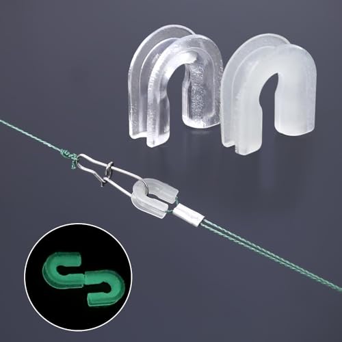 Protector para línea de pesca en U luminoso 100 piezas miniatura 3