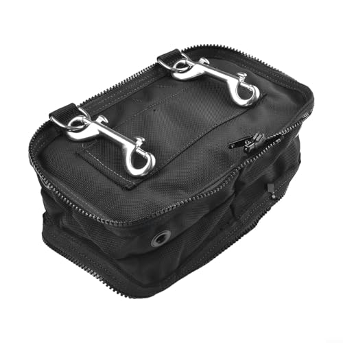 Pochette de rangement BCD de plongée en nylon avec fixation mousqueton - 4