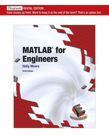 MATLAB for Engineers [RENTAL EDITION] 013762798X Book Cover