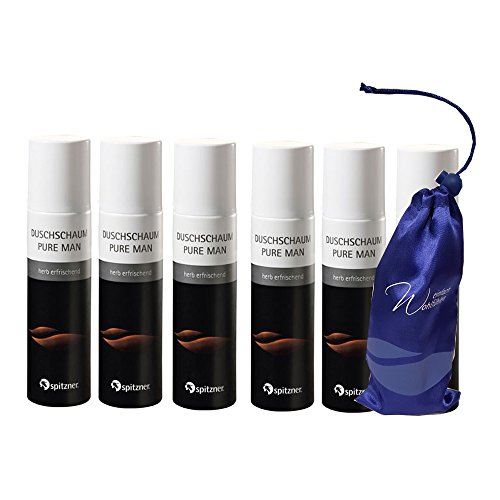Duschschaum “Traummann“ Sparpaket  6 x 150 ml  von Spitzner mit einer Gratis Probe aus Spitzner Sortiment auch zum Verschenken