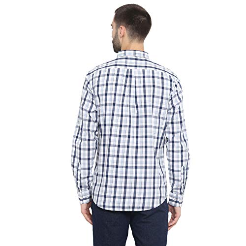 Image of Red Tape Men's Checkered Regular Fit Casual Shirt