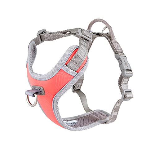 Hurtta Venture Pettorina per cani anti-tiro, color corallo, 81-101,6 cm