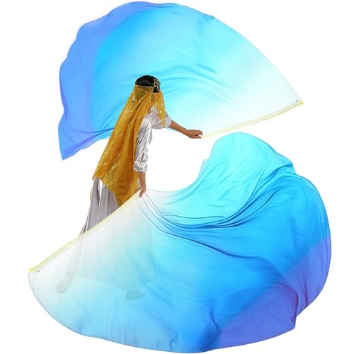 Banderas de danza con mástil flexible y diseño semicircular para mejorar la fluidez