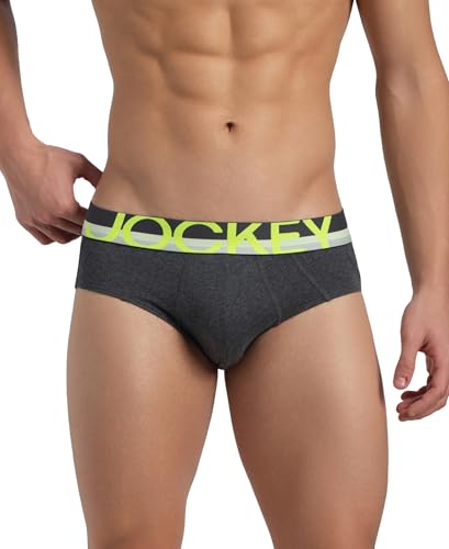Image of Jockey FP01 Men's Super Combed Cotton Solid Brief with Ultrasoft Waistband