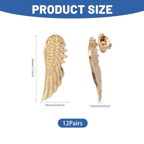 Broches pour col et pull en alliage doré, ajustement parfait sans abîmer - 2