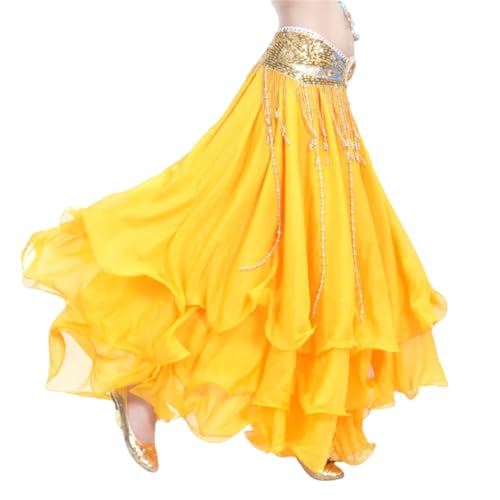 Jupe longue danse orientale grande amplitude cercle complet