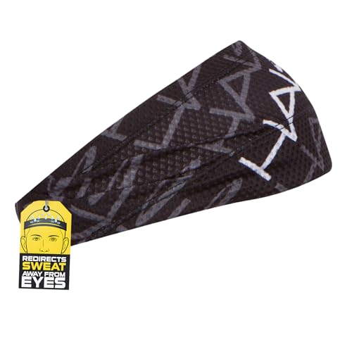 Halo Headband AIR Series-Bandit -Team Halo - 4 Wide Pullover Sweatband for Men and Women- Keeps Hair in Place and Sweat Off Your Face One Size (THABD200)
