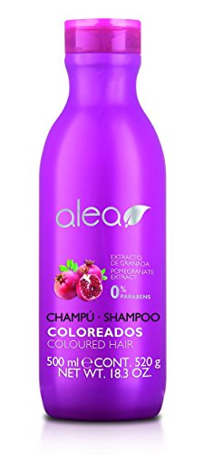 ALEA - Champú Pelo Teñido - Línea Coloreados - 500 ml - con Extracto de Granada - Mantiene el...