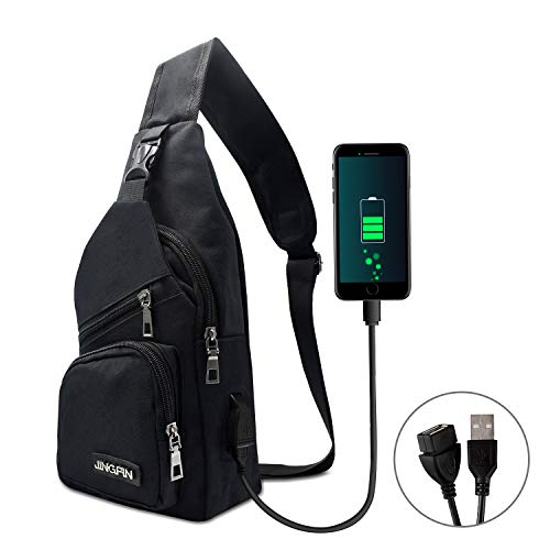AMJ Sling Bag Shoulder Backpack Chest Bags Crossbody Daypack for Women & Men