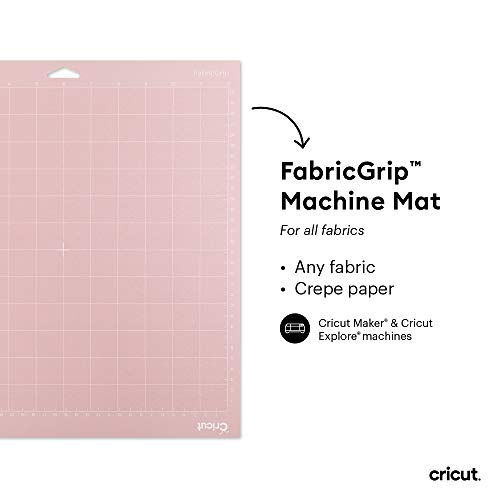 image for Cricut FabricGrip Adhesive Cutting Mat 12