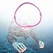 MotiveTech Scuba Diving Regulator Necklace, Backup Regulator Holder, Mouthpiece Regulator Necklace, Pink, 25cm