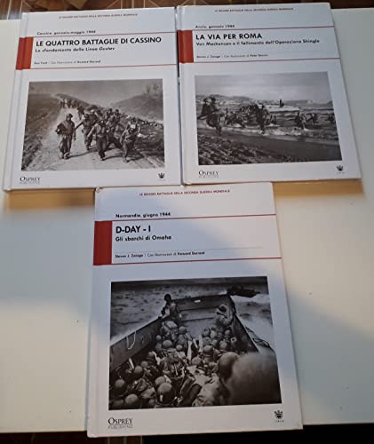 Le grandi battaglie della seconda guerra mondiale. Gennaio/Giugno1944 (3 vol. titoli in foto e nelle note).