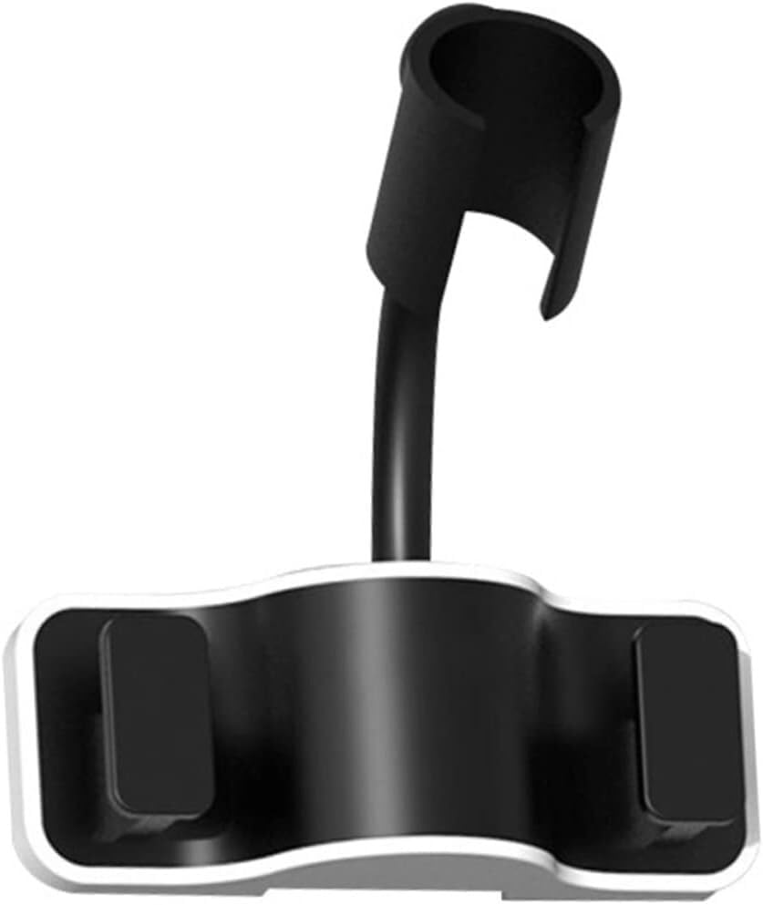 Support de pomme de douche réglable en métal brossé avec filtre purificateur mural