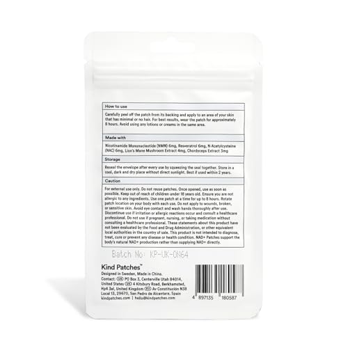 kind patches nad plus patches for women - pack of 2 60 count