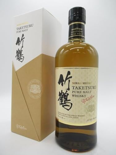 NIKKA（ニッカ）竹鶴 ピュアモルト 白ラベル 海外流通 英語ラベル 700ml - ウイスキー