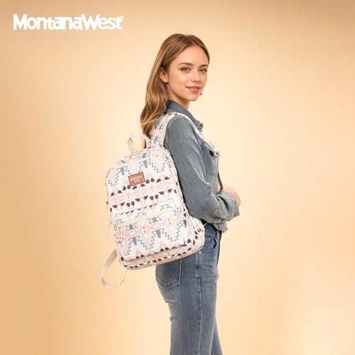 Image of Montana West Backpack Purse for Women Western Aztec Backpack Purse Lightweight Casual Daypack for Travel