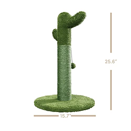 Petnpurr Cactus Cat Scratcher – Protect Your Furniture With Our Natural Sisal Cat Scratching Post With Teaser Ball Cat Toy #TOP5