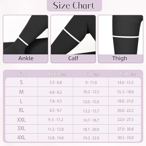 Wegitcs Medizinische Kompressionsstrumpfhose Damen, 20-30 mmHg Zehenfreie Abgestufte Kompressionsstrümpfe, Klasse 2 Stützstrümpfe Kompressions Leggings Damen für Schwangerschaft Krampfadern Ödeme
