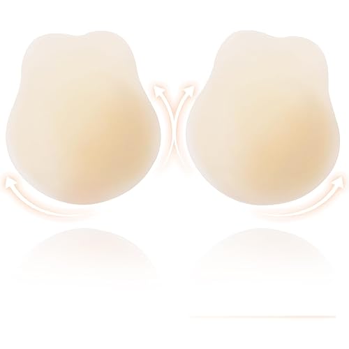 Sticky Bra – Push Up Adhesive Bra for Women, Invisible Breast Lift Pads, Reusable Silicone Nipple Covers