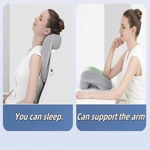 Almohada de espuma viscoelástica ergonómica portátil miniatura 2