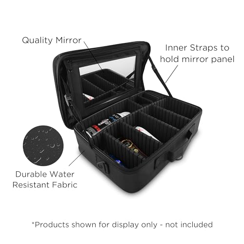 StyleCraft On-The-Go Professional Hair Clipper, Trimmer, Shaver Barber Carry or Travel Case with Zipper and Multi-Pockets4