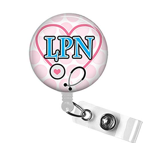 LPN Nurse Badge Reel, LPN Licensed Practical Nurse